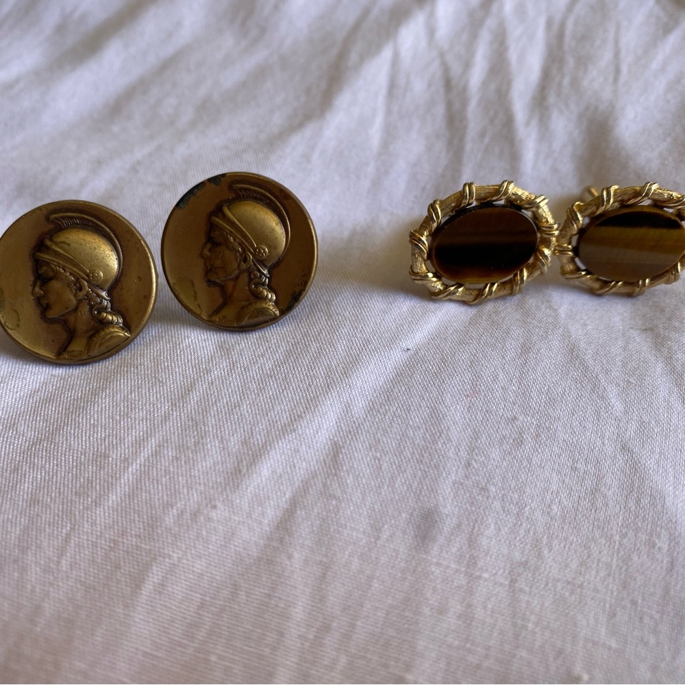 Vintage cuff links